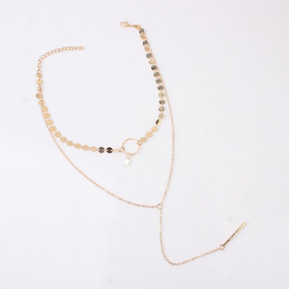 Star Choker & Long Tassel Necklace - Picture 2 of 6